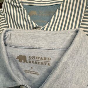 Pair of Onward Reserve polos- small